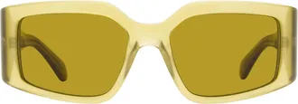 Ferragamo SF1101S Modified Rectangle Sunglasses - Yellow