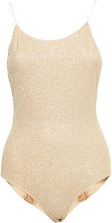 Os&eacute;ree Lurex jersey badpak - Beige