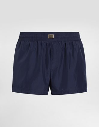 Dolce & Gabbana Short Swim Trunks With Tag - Man Blue 2