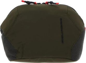 Piquadro Groene Leren Unisex Travel Necessaire - Dames - Toilettassen - Groen - ONE Size - Tassen