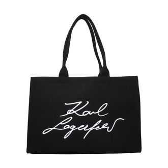 Karl Lagerfeld Bolso Tote con Logo - Bags - Mujer - Negro - ONE SIZE
