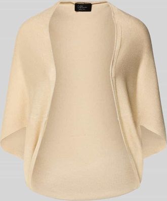 s.Oliver Black Label Loose Fit Cardigan aus Viskose-Mix in Beige, Gr&ouml;&szlig;e 1