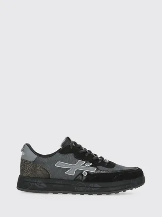 Premiata Sneakers Nous in camoscio e mesh