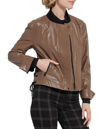 Lyss&eacute; Kellie Bomber Moto Jacket