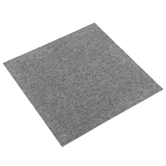 vidaXL Alfombra 20 Pcs Gris 50 X 50 Cm 100% Polipropileno Vidaxl