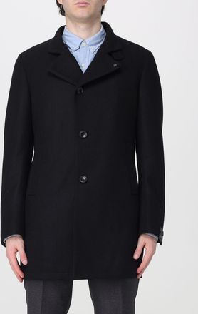 Tagliatore Cappotto monopetto al ginocchio in pura lana con collo classico