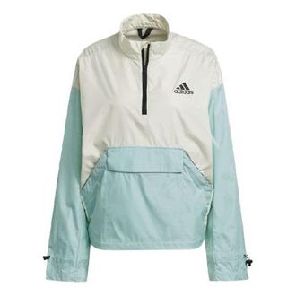 adidas (WMNS) adidas Back to Sport WIND.RDY Jacket Asia Sizing White Blue GM4344