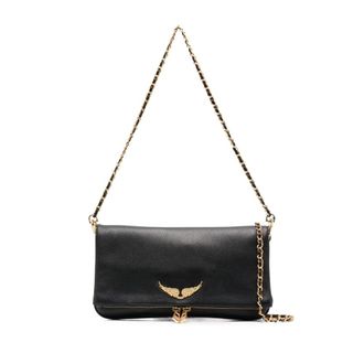 Zadig&Voltaire Rock Logo-plaque Clutch Bag