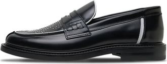 Filling Pieces Loafer Gowtu Studs - Dames - Loafers - Zwart - 36 EU - Leer - Schoenen