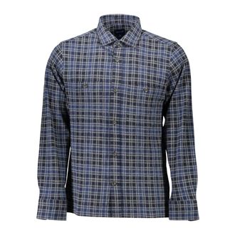 GANT French Collar Long Sleeve Shirt - Heren - Casual Overhemden - Blauw - S - Overhemden