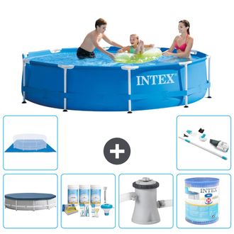 Intex Piscina Con Estructura Redonda - 305x76 Cm - 7-piezas S41518