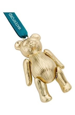 Waterford Teddy Golden Ornament at Nordstrom