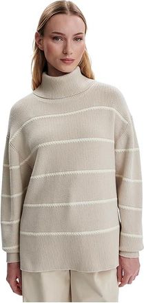 Varley Hamish Stitch Knit Sweater Womens Sweater Silver Birch : XS, Nylon/Polyester/Viscose