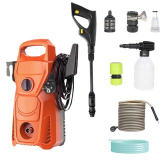 OEM Idropulitrice Ad Alta Pressione, Potenza 1500w, Ugello Regolabile, Colore Arancione