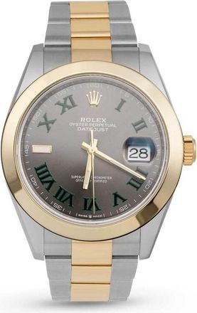 Rolex Pre-owned Rolex Datejust Automatic Chronometer Grey Dial Mens Watch 126303 GYRO