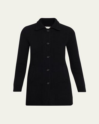 Lisa Yang Ulva Cashmere Collared Cardigan