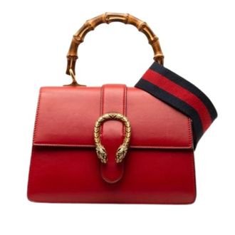 Gucci Pre-owned Handbags, female, Red, Size: ONE SIZE Pre-owned Vintage Shoulder Bag