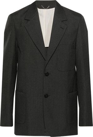 Golden Goose single-breasted virgin wool blazer - men - Viscose/Polyester/Virgin Wool - 46 - Grey