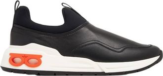 Ferragamo Mens Cosma Gancini Slip-On Sneakers, Size 7.5