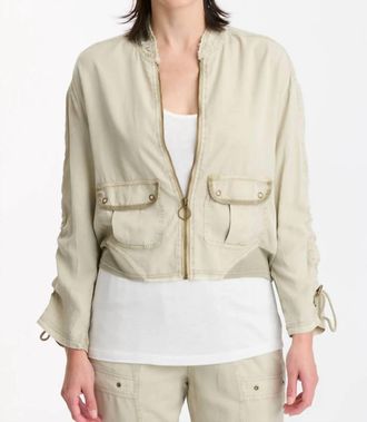 Xcvi Ralf Twill Varsity Jacket In Mira