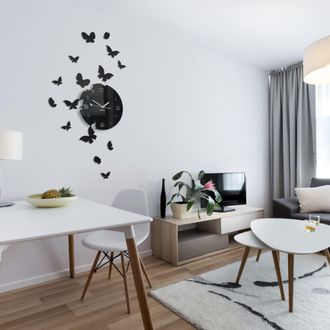 OEM Reloj De Pared Con Forma De Mariposa De 30 Cm