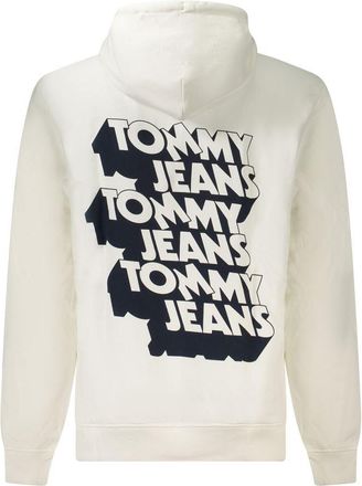 Tommy Hilfiger Logo-Embroidered Cotton Sweatshirt - White