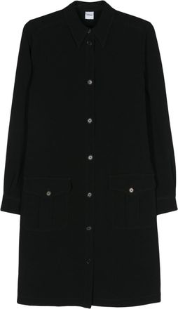 Aspesi cady midi dress - women - Triacetate/Polyester - 44 - Black