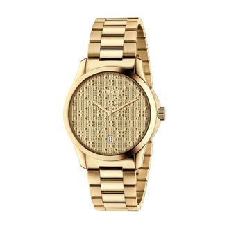 Gucci Accessoires, Heren, Geel, ONE Size, G-Timeless Horloge
