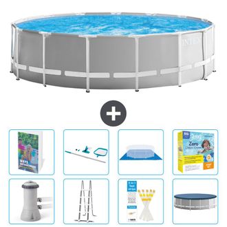 Intex Piscina Prism Frame Redonda - 457x122 Cm - 9-piezas S550