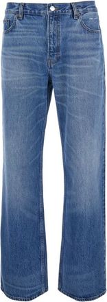 Frame Denim Wide Leg Jeans - Heren - Loose Fit Jeans - Blauw - W34 - Denim - Jeans
