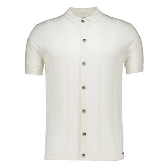 Gentiluomo Short Sleeve Shirts, male, White, Size: 2XL Korte Mouw Overhemden K4188-272