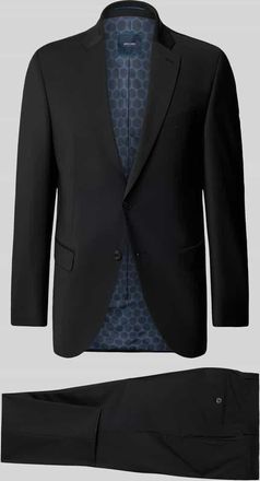 Pierre Cardin Slim Fit Anzug mit 2-Knopf-Sakko Modell Grant in Black, Gr&ouml;&szlig;e 102