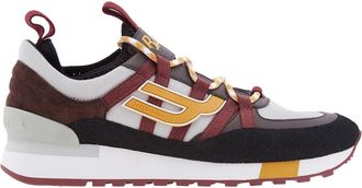 Bally Glick Mixed Media Low-Top Sneakers, Brand Size 7.5 ( US Size 8.5 )
