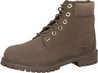 Timberland 6-Inch Premium Waterproof kids winter shoes dk beige