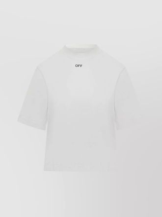 Off-white cotton boxy t-shirt