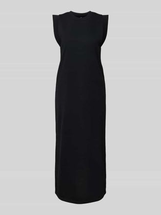 Pieces Regular Fit Sweatkleid aus Baumwoll-Mix Modell CHILLI SUMMER in Black, Gr&ouml;&szlig;e XL