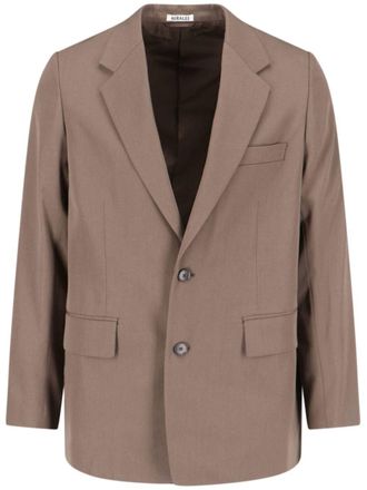 Auralee Blazer pesante - Toni neutri