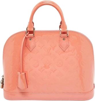 Louis Vuitton Pre-owned Alma PM - Dames - Vintage Handtas - Oranje - ONE Size - Leer - Vintage