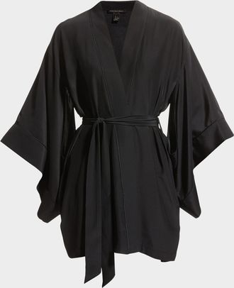 Kiki De Montparnasse Muse Silk Kimono Robe