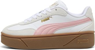 Puma Puma Womens Club II Era Platform Shoes, Puma White-Rosy Outlook, 11