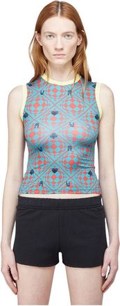 Maisie Wilen Muscle Beach Tanktop - Dames - Tops zonder mouwen - Blauw - M - Polyester - Tops