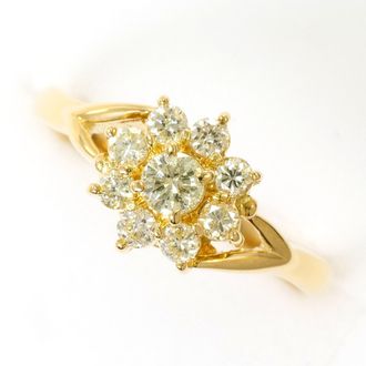 C&A Yellow Gold Yellow Gold (18K) Band Ring (Pre-Owned)