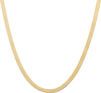 Italian Gold, Inc 10K 3.8Mm Flex Herringbone Necklace