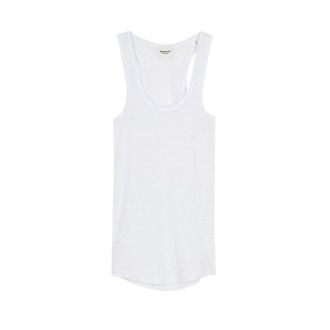 Isabel Marant Thea Sleeveless Top - female - Marant &eacute;toile - Sleeveless Tops - White - XS - Tops