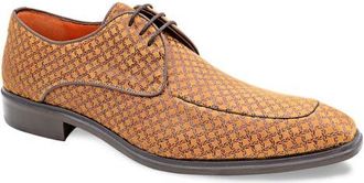 Mezlan Embossed Derby in Tan at Nordstrom, Size 10.5