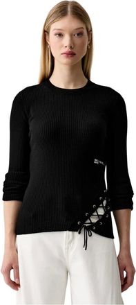 Karl Lagerfeld Donna, Maglie, Nero, L, new