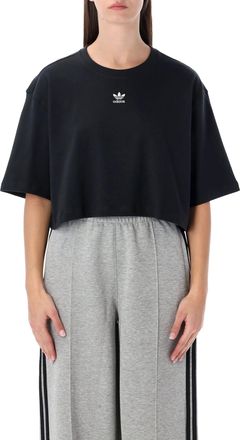 adidas Black Essentials Cropped T-shirt
