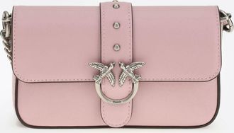 Pinko Borsa Baby Love Bag One Slouchy Pinko in pelle
