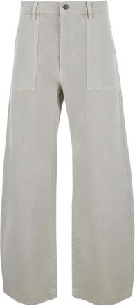 Frame Denim The Bow Cargo Jeans - Dames - Loose Fit Jeans - Grijs - W29 - Katoen - Jeans
