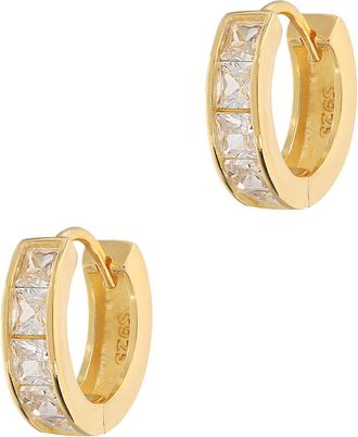 Autentica Huggie Hoop Earrings, 1.00 Cttw